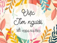 Cần tuyển gấp 02 nhân viên ( Ưu tiên người cao tuổi ) Cần tuyển gấp 02 nhân viên ( Ưu tiên người cao tuổi )