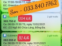 Tuyển giúp việc theo giờ, theo ca tại Hà Nội