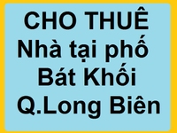 Cho thuê nhà ngõ 137 Bát Khối, Long Biên, 30m2, 3 tầng, giá 6 triệu/tháng