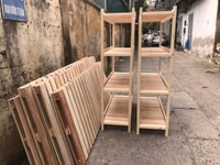 Mình thanh lí kệ hàng từ gỗ Pallet khu vực Mỹ đình- HN Mình thanh lí kệ hàng từ gỗ Pallet khu vực Mỹ đình- HN
