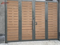 Cửa cổng rào từ GỖ NHỰA composite Cửa cổng rào từ GỖ NHỰA composite