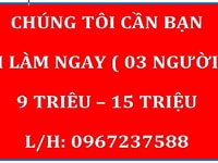 Tuyển dụng 03 nam lao động phổ thông đi làm ngay Tuyển dụng 03 nam lao động phổ thông đi làm ngay