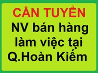 Tuyển nữ nhân viên bán hàng đồ thờ cúng tại quận Hoàn Kiếm.