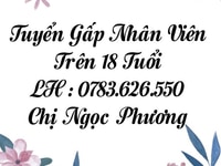 Cần tuyển lao động phổ thông đóng gói và sắp xếp tại cửa hàng. Cần tuyển lao động phổ thông đóng gói và sắp xếp tại cửa hàng.