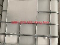 Bồn tank IBC nhựa trắng khung sắt 1000L sạch mới 95% Bồn tank IBC nhựa trắng khung sắt 1000L sạch mới 95%