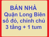 Bán nhà cách mặt phố Bát Khối 25m, Q.Long Biên, sổ đỏ chính chủ