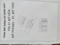 Đất Mỹ Tho 4,5*29, mặt tiền lộ nhựa Đất Mỹ Tho 4,5*29, mặt tiền lộ nhựa