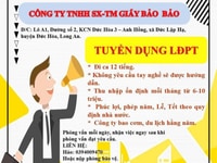 Tuyển dụng lao động phổ thông. Tuyển dụng lao động phổ thông.