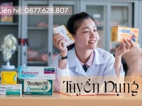 Công ty đang cần 5 nhân viên trung cấp dược làm việc trực tiếp Công ty đang cần 5 nhân viên trung cấp dược làm việc trực tiếp