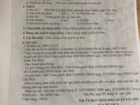 Chính chủ bán đất 2 mặt tiền 296-298 Luỹ Bán Bích, Phường Hoà Thạnh