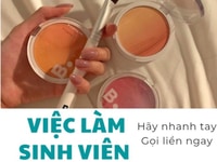 Cần bổ sung 3 vị trí bán hàng - dành cho sinh viên làm parttime Cần bổ sung 3 vị trí bán hàng - dành cho sinh viên làm parttime