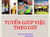 Tuyển 25 nữ giúp việc, tạp vụ tại Hà Nội