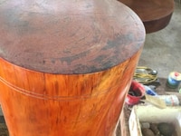 Thanh lý cặp trụ gỗ huyết long chuẩn 100% Thanh lý cặp trụ gỗ huyết long chuẩn 100%