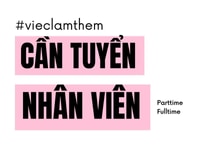 Tìm 2 NV làm theo ca hoặc fulltime QUẬN 3 bán cafe & thức uống Tìm 2 NV làm theo ca hoặc fulltime QUẬN 3 bán cafe & thức uống