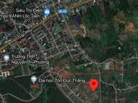Bán lô góc 2 mặt tiền Khu Tái Định cư ĐH Tôn Đức Thắng, Tp. Bảo Lộc Bán lô góc 2 mặt tiền Khu Tái Định cư ĐH Tôn Đức Thắng, Tp. Bảo Lộc