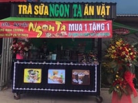 Cần thuê kiot, sạp chợ bán trà sữa Cần thuê kiot, sạp chợ bán trà sữa