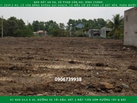 Bán đất 2MT kênh An Hạ, Pham Văn Hai, Bình Chánh, tổng DT là 2039 m2 Bán đất 2MT kênh An Hạ, Pham Văn Hai, Bình Chánh, tổng DT là 2039 m2