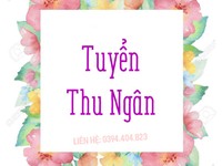 Cần gấp nhân viên thu ngân làm việc tại cửa hàng Cần gấp nhân viên thu ngân làm việc tại cửa hàng