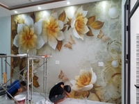 Tranh dán tường 3D nghệ thuật siêu rẻ đẹp Tranh dán tường 3D nghệ thuật siêu rẻ đẹp