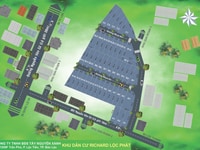 KDC Richard Lộc Phát nằm ngay vị trí tam giác vàng với 42 nền đất thổ KDC Richard Lộc Phát nằm ngay vị trí tam giác vàng với 42 nền đất thổ