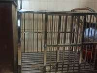 Cần bán chuồng chó inox mới mua Cần bán chuồng chó inox mới mua
