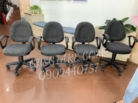 Ghế Xoay Văn Phòng Lưng Bầu Có Tay - Miễn Phí Giao Hàng Ghế Xoay Văn Phòng Lưng Bầu Có Tay - Miễn Phí Giao Hàng