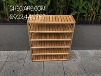 Kệ Dép Gỗ Cao Su 6 Tầng 80CM- Miễn Phí Giao Hàng Kệ Dép Gỗ Cao Su 6 Tầng 80CM- Miễn Phí Giao Hàng