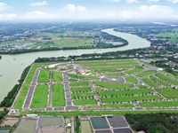 Bán đất thị trấn Cần Giuộc, lô B6-17 dự án Riverpark, 5x16m, đường 16m