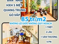 Bán nhà HXH 5m Quang Trung, Gò Vấp 85 tr/m2. Bán nhà HXH 5m Quang Trung, Gò Vấp 85 tr/m2.