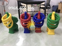 Bộ thú ném vòng hình voi (bộ gồm 4 voi) Bộ thú ném vòng hình voi (bộ gồm 4 voi)