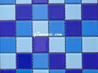 Gạch mosaic bể bơi hiện đại sang trọng Gạch mosaic bể bơi hiện đại sang trọng