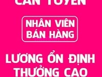 Cửa hàng cần tuyển nhân viên nam nữ Cửa hàng cần tuyển nhân viên nam nữ