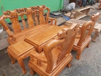 BÀN GHẾ PHÒNG KHÁCH- mẫu Minh Đào Gõ BÀN GHẾ PHÒNG KHÁCH- mẫu Minh Đào Gõ