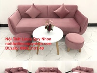 Bộ ghế salong băng 1m9 giá rẻ hồng phấn đẹp | Nội thất Linco Quy Nhơn Bộ ghế salong băng 1m9 giá rẻ hồng phấn đẹp | Nội thất Linco Quy Nhơn