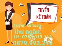 Tuyển 3 Nhân viên Thu ngân,kế toán tại Siêu Thị mini - Đi làm ngay. Tuyển 3 Nhân viên Thu ngân,kế toán tại Siêu Thị mini - Đi làm ngay.