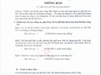 Thông báo về việc bán vật tư phế liệu phụ tùng thahh lý Thông báo về việc bán vật tư phế liệu phụ tùng thahh lý