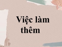 Công việc làm thêm bán hàng sau dịch tại quận 10 Công việc làm thêm bán hàng sau dịch tại quận 10
