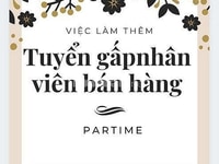 Bổ sung thêm 04 bạn công việc thoải mái làm thời vụ hoặc lâu dài Bổ sung thêm 04 bạn công việc thoải mái làm thời vụ hoặc lâu dài