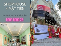 Shophouse đồng bộ thanh toán 30% đến khi nhận nhà Shophouse đồng bộ thanh toán 30% đến khi nhận nhà