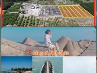 6 lô 1000m2 chỉ 1,45 tỷ sát nước nóng Bình Châu gần biển đường 10m 6 lô 1000m2 chỉ 1,45 tỷ sát nước nóng Bình Châu gần biển đường 10m