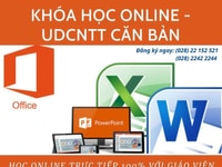 Khóa học online ứng dụng Công nghệ thông tin căn bản Khóa học online ứng dụng Công nghệ thông tin căn bản
