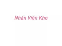 Tuyển dụng LDPT - Nhân viên kho làm việc tại Q6 Tuyển dụng LDPT - Nhân viên kho làm việc tại Q6