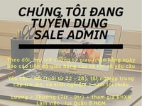 Cần Tuyển Sale Admin làm việc tại Q8 Cần Tuyển Sale Admin làm việc tại Q8