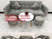 Mẫu sofa giường nằm đa năng vải nhung rẻ đẹp ở tại Nội thất Linco QN Mẫu sofa giường nằm đa năng vải nhung rẻ đẹp ở tại Nội thất Linco QN