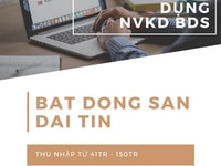 Tuyển dụng 25 đồng đội bán nhà Hà Nội hh từ 41tr về túi, không áp DS Tuyển dụng 25 đồng đội bán nhà Hà Nội hh từ 41tr về túi, không áp DS