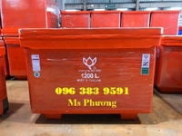 Thùng đá 1200l bảo quản thực phẩm, hải sản tươi sống Thùng đá 1200l bảo quản thực phẩm, hải sản tươi sống