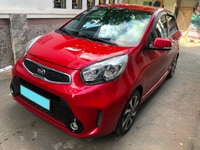 Cần bán xe Kia Morning 2017, số tự động, bản full Si, màu đỏ mới ken x Cần bán xe Kia Morning 2017, số tự động, bản full Si, màu đỏ mới ken x