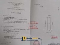 Nhà cấp 4 DT 44m2- lô góc ngõ 3m ở đường An Dương 1, AD, HP, hướng Nam Nhà cấp 4 DT 44m2- lô góc ngõ 3m ở đường An Dương 1, AD, HP, hướng Nam