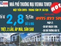 Dự án Vienna Town Nhà phố thương mại tại TP Bà Rịa - Vũng Tàu Dự án Vienna Town Nhà phố thương mại tại TP Bà Rịa - Vũng Tàu