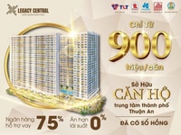 Căn hộ giá rẻ Legacy Central ở trung tâm Thuận An, giá từ 900tr/căn Căn hộ giá rẻ Legacy Central ở trung tâm Thuận An, giá từ 900tr/căn